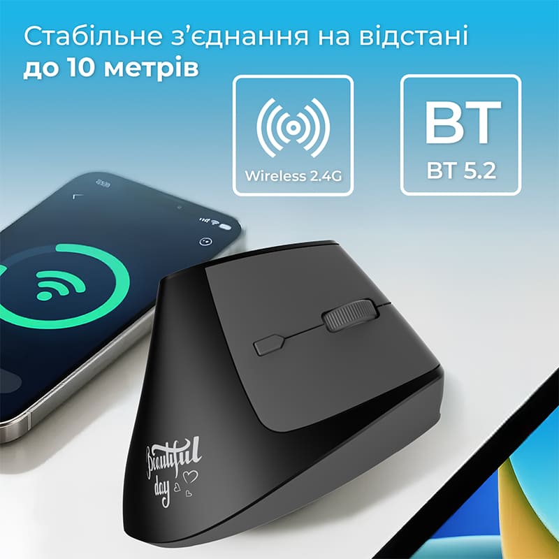 Зовнішній вигляд Миша AJAZZ i-300 Black (i300-B)