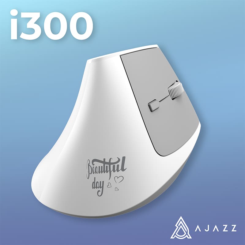Зовнішній вигляд Миша AJAZZ i-300 White (i300-W)