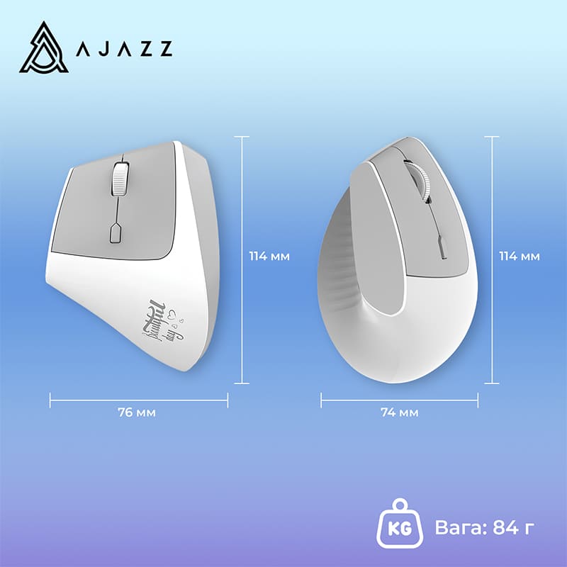 Огляд Миша AJAZZ i-300 White (i300-W)
