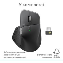 Мышь LOGITECH MX Master 4 Performance Wireless Graphite (L910-007562)