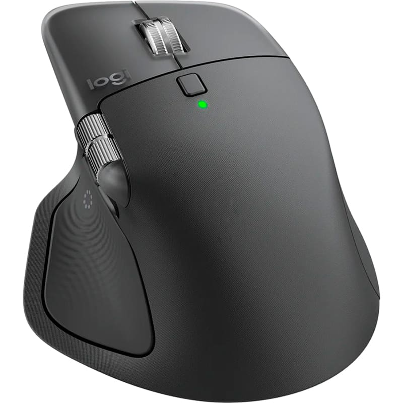 Мышь LOGITECH MX Master 4 Performance Wireless Graphite (L910-007562) Беспроводное подключение Bluetooth + RF