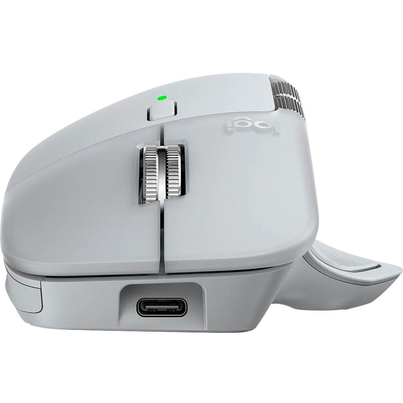 Мышь LOGITECH MX Master 4 Performance Wireless Pale Grey (L910-007563) Беспроводное подключение Bluetooth + RF