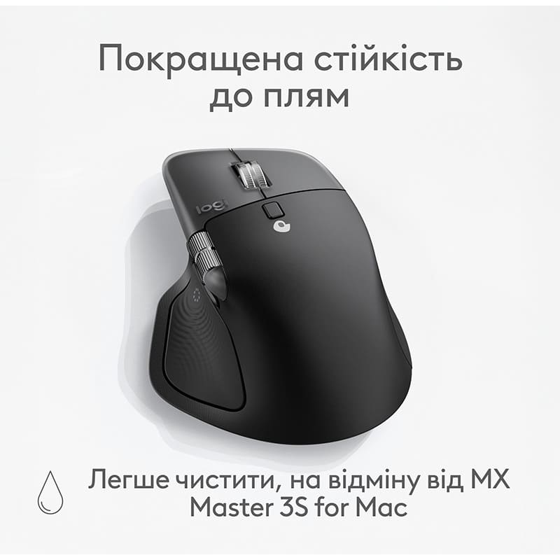 Фото 14 Миша LOGITECH MX Master 4 для Mac Performance Wireless Space Black (L910-007577)