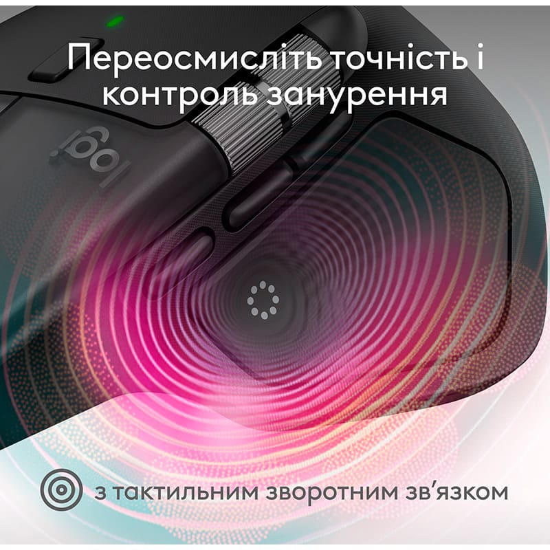 Замовити Миша LOGITECH MX Master 4 для Mac Performance Wireless Space Black (L910-007577)