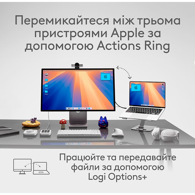 Фото 15 Миша LOGITECH MX Master 4 для Mac Performance Wireless Space Black (L910-007577)