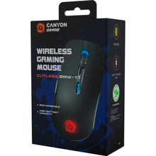 Миша CANYON Cutlass RGB Wireless Gaming Black (CND-SGMW11B)