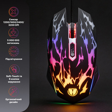 Мышь HOLMER M-01GS Black/Silver