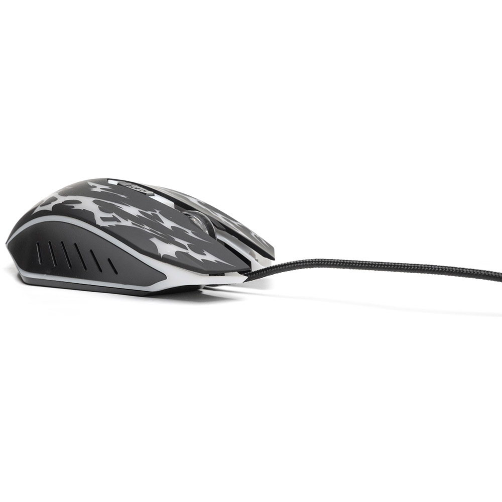 Фото 15 Мышь HOLMER M-01GS Black/Silver