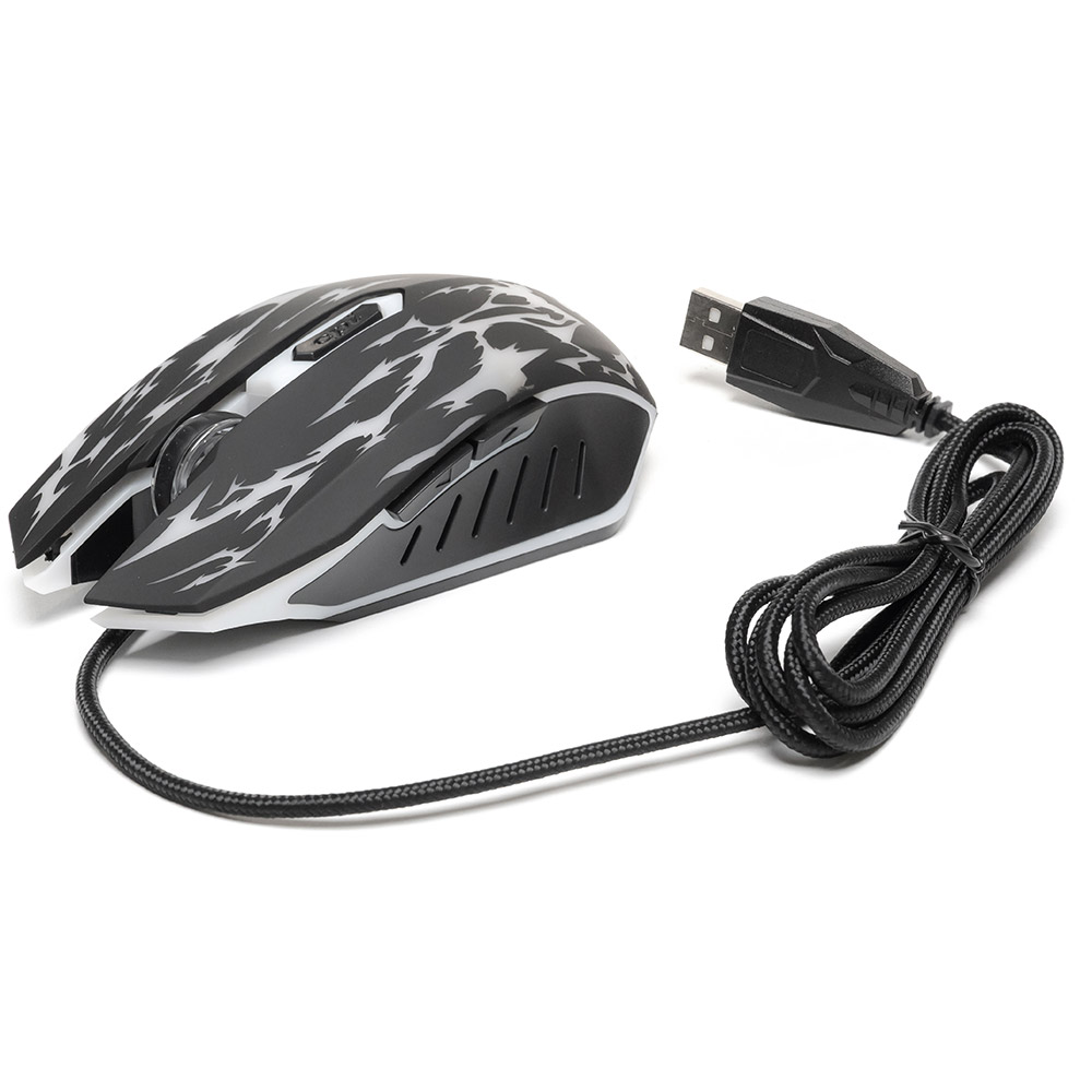 Фото 17 Мышь HOLMER M-01GS Black/Silver