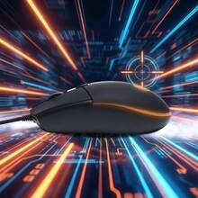 Мышь HOLMER M-02GS Black/Silver