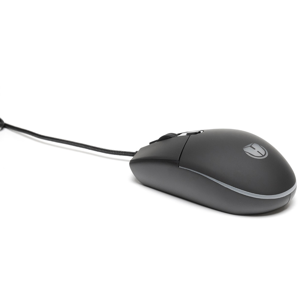 В Фокстрот Мышь HOLMER M-02GS Black/Silver