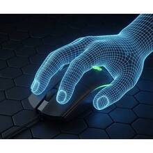 Мышь HOLMER M-02GS Black/Silver