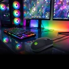 Мышь HOLMER M-02GS Black/Silver