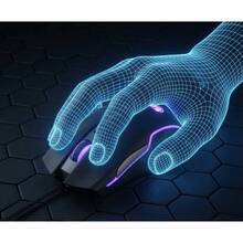 Мышь HOLMER M-03GS Black/Silver