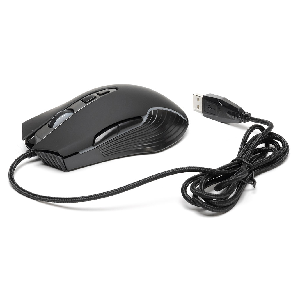 Миша HOLMER M-03GS Black/Silver Тип підключення дротове