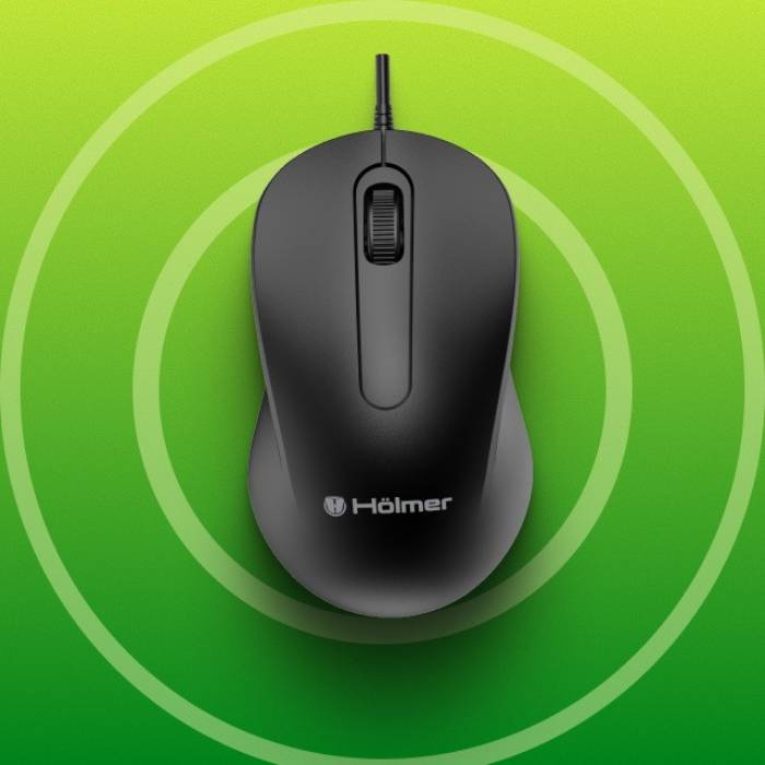 Мышь HOLMER M-01OF Black Тип подключения проводное