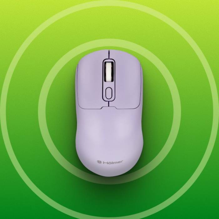 Мышь HOLMER MW-02OF White Беспроводное подключение Bluetooth + RF