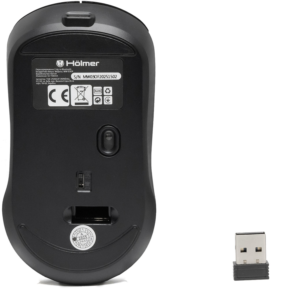 Фото 16 Мышь HOLMER MW-03OF Black