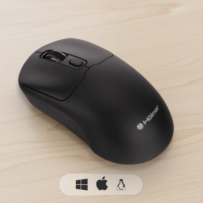 Мышь HOLMER MW-03OF Black Тип подключения беспроводное