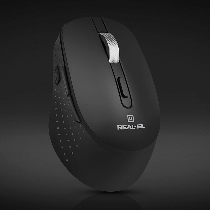 Фото 16 Миша REAL EL RM-380W Black (EL123200057)