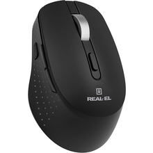Миша REAL EL RM-380W Black (EL123200057)