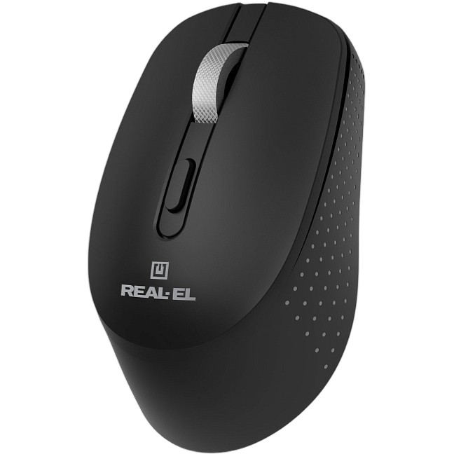 Фото Миша REAL EL RM-380W Black (EL123200057)