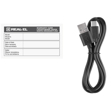 Миша REAL EL RM-380W Black (EL123200057)