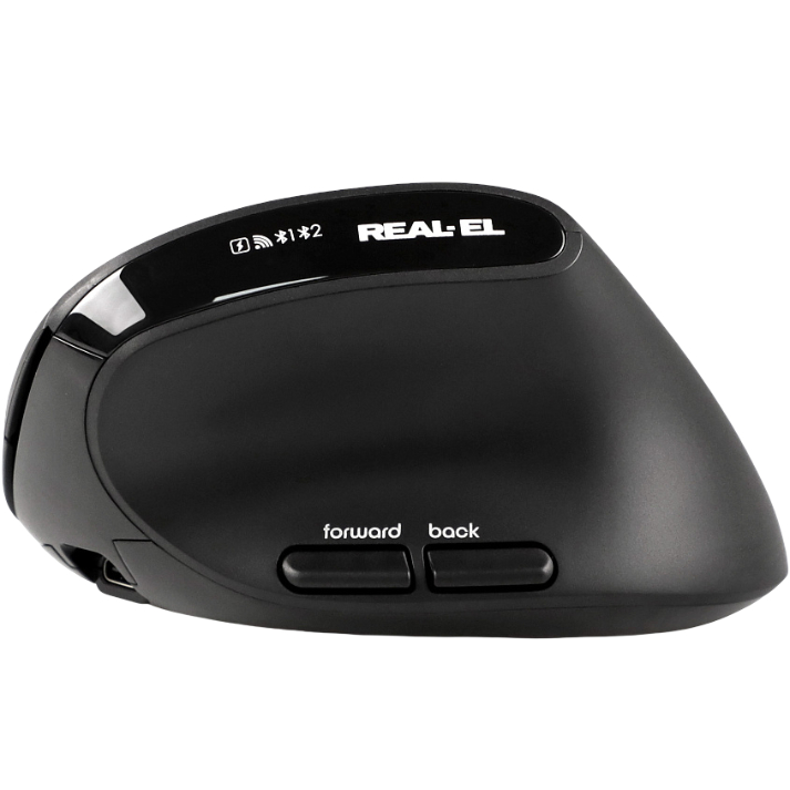 Миша REAL EL RM-490W Black (EL123200058) Комплектація Миша; USB-адаптер; Кабель живлення USB Type-C; Інструкція; Гарантійний талон