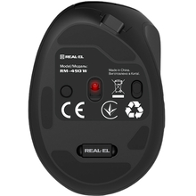 Миша REAL EL RM-490W Black (EL123200058)