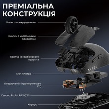 Мышь AJAZZ AJ199 Carbon fiber Black (AJ199-B)