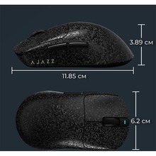 Мышь AJAZZ AJ199 Carbon fiber Black (AJ199-B)