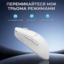 Мышь AJAZZ AJ199 MAX Carbon fiber White (AJ199-MAX-W)