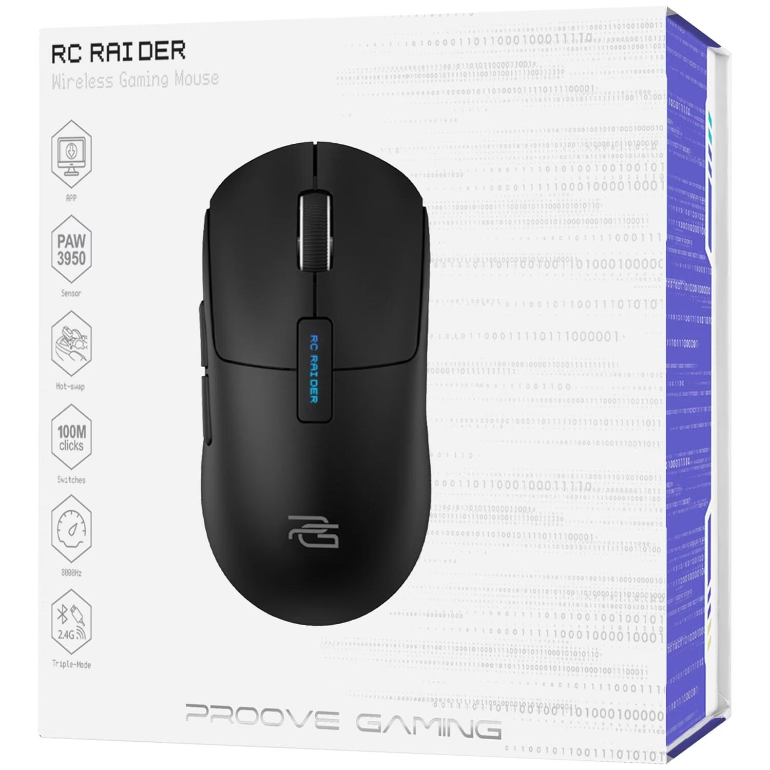 Изображение Мышь PROOVE GAMING RC Raider 8K black (WMRR00122001)