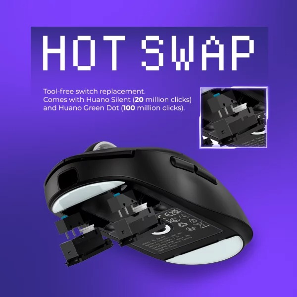 Фото 15 Мышь PROOVE GAMING RC Raider 8K black (WMRR00122001)