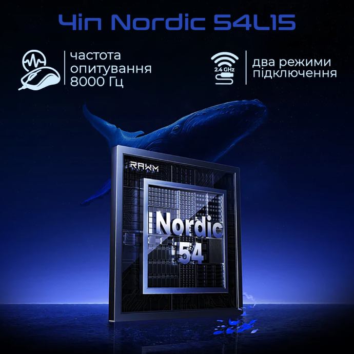 Миша RAWM leviathan-v4 White Дротове підключення USB