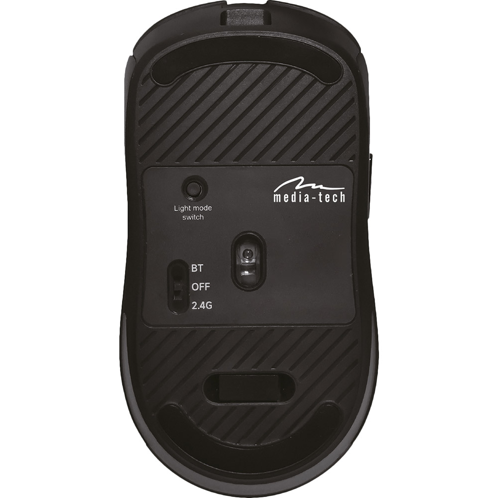 Миша MEDIA-TECH Silent Black (MT1124) Бездротове підключення Bluetooth + RF