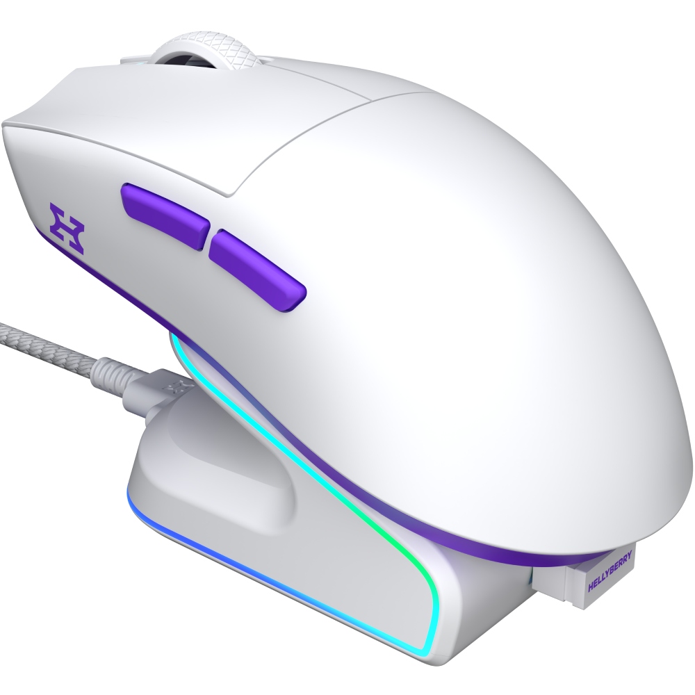 Миша HATOR Hellyberry HM47 wireless White-Violet (HM47_white_violet)