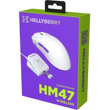 Миша HATOR Hellyberry HM47 wireless White-Violet (HM47_white_violet)