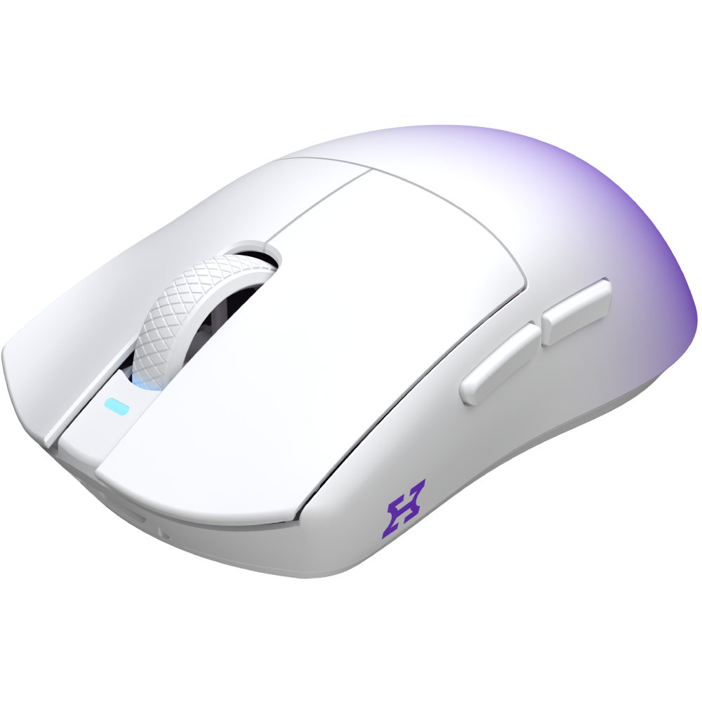 Фото Миша HATOR Hellyberry HM47 PRO бездротовий White-Violet gradient (HM47PRO_white_violet)