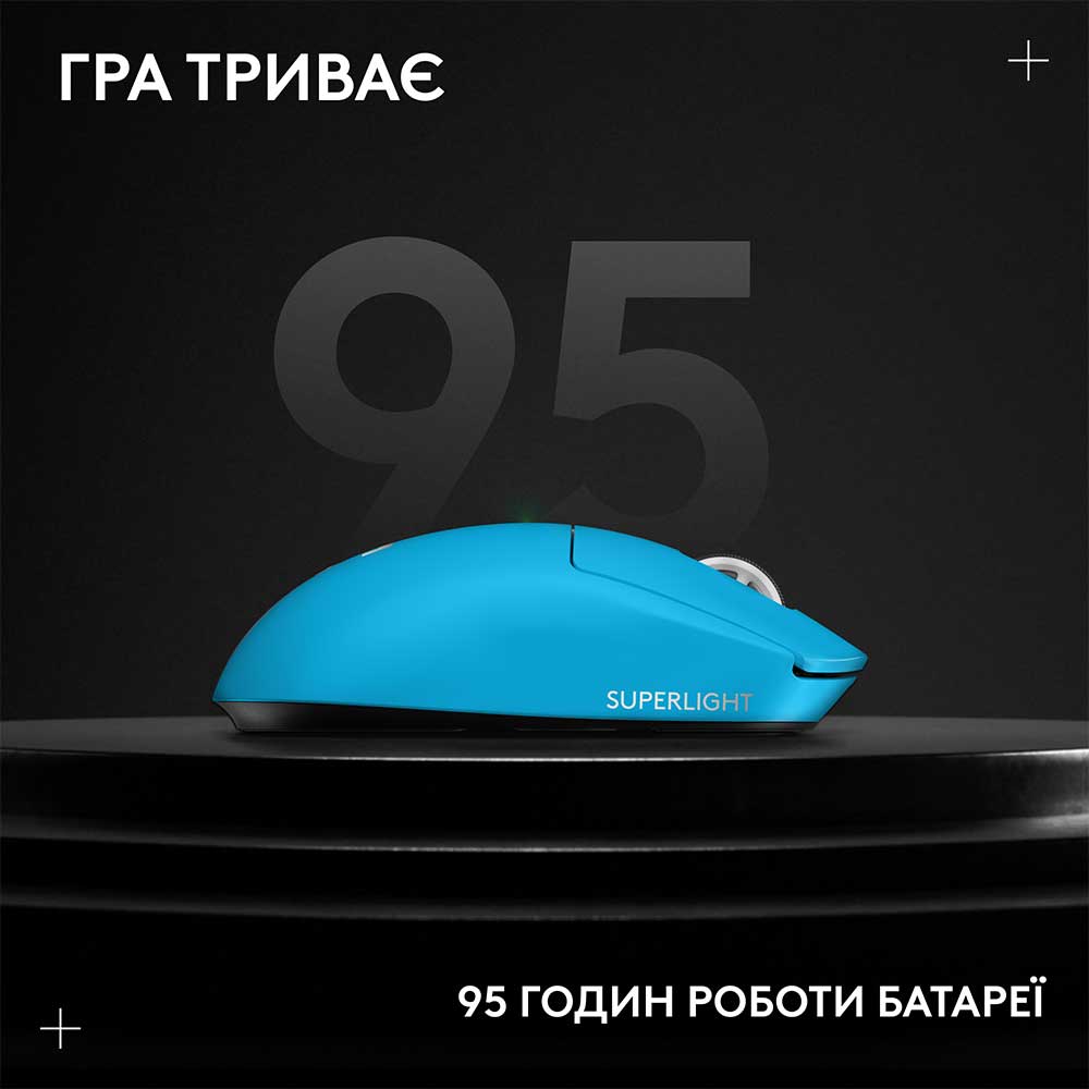 Мышь Logitech G Pro X Superlight 2 Lightspeed Wireless Cyan (910