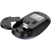 Мышь BOROFONE BG13 Winner 2.4G business wireless Black Metal Gray (6941991109997)