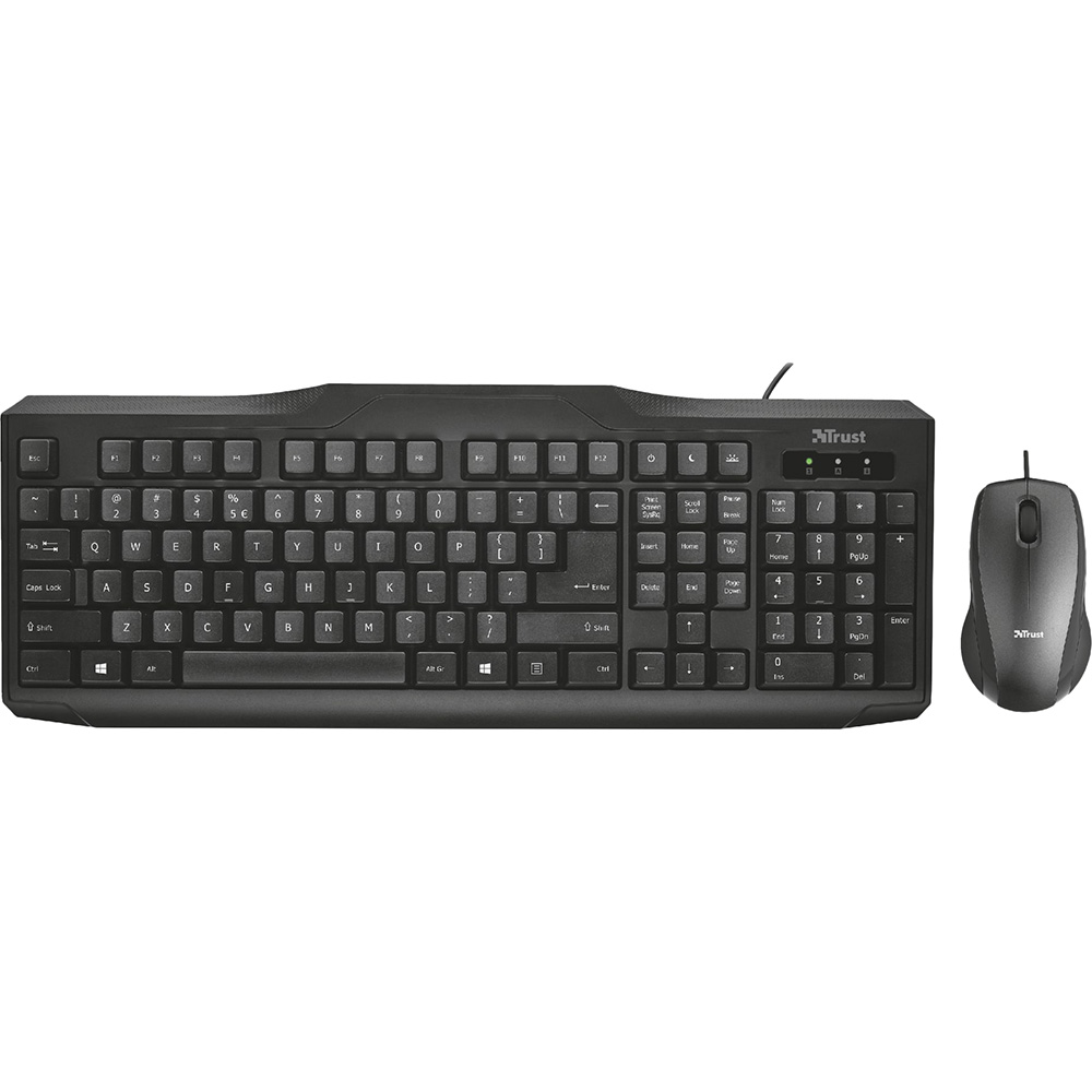 Комплект TRUST Classicline Wired Keyboard and Mouse (21909)