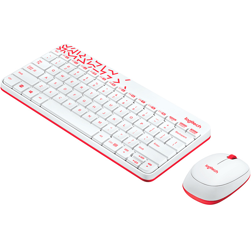 Комплект LOGITECH MK240 Nano white (920-008212) Комплектация клавиатура+мышь