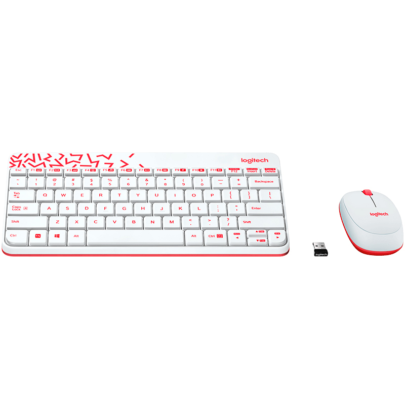 Комплект LOGITECH MK240 Nano white (920-008212) Класс мультимедийная