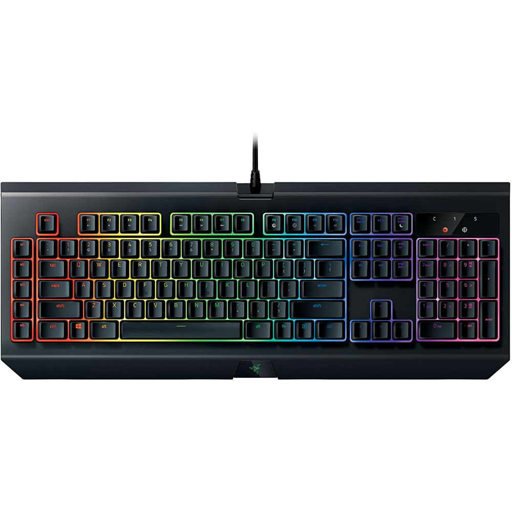 Клавіатура RAZER BlackWidow CHROMA V2 Orange switch Підключення дротове