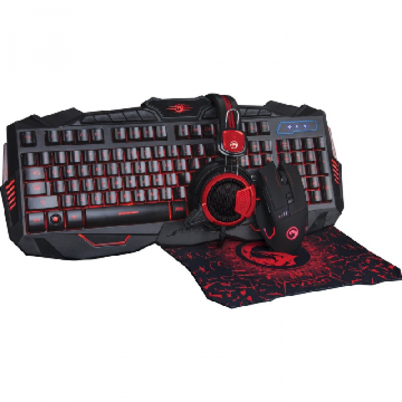 Комплект MARVO Keyboard+Mouse+ Pad+Headset