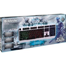 Клавиатура DEFENDER Metal Hunter GK-140L (45140)