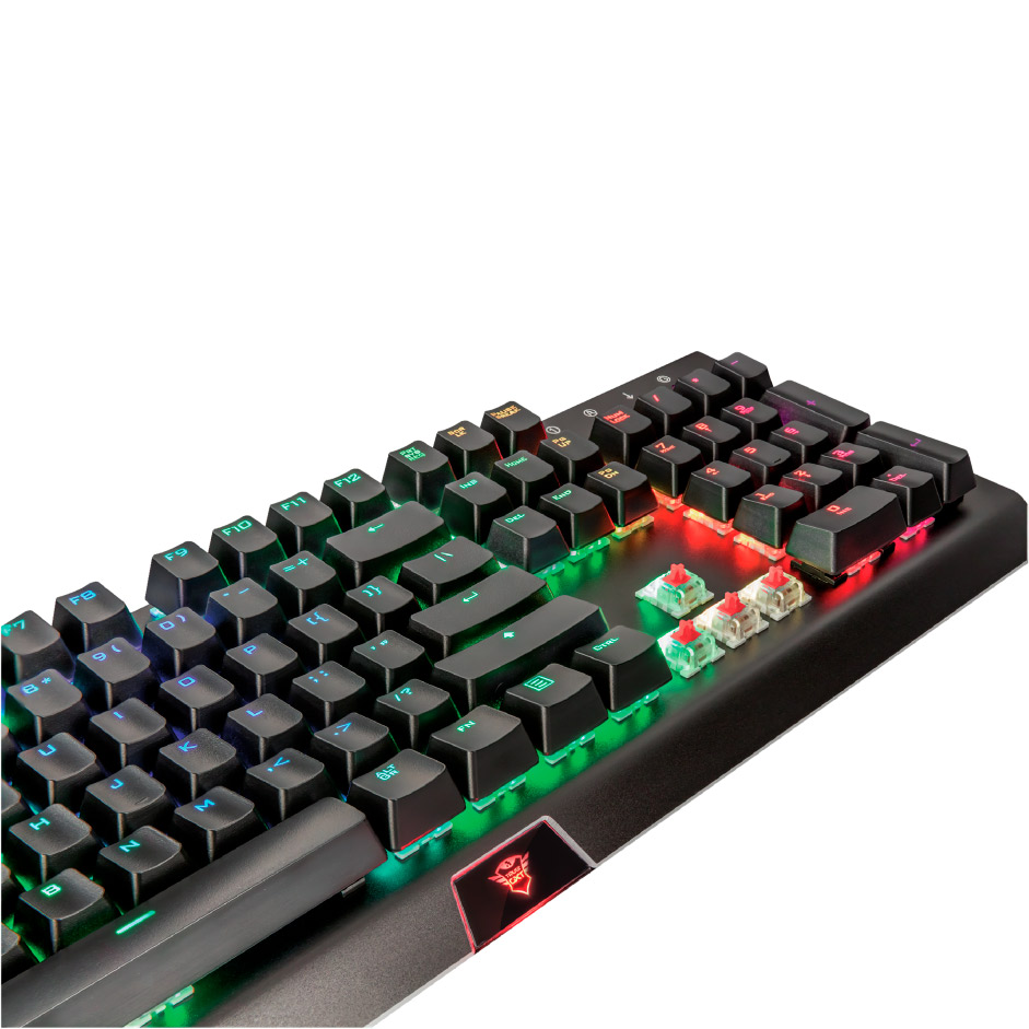 Клавіатура TRUST GXT 890 Cada RGB Mechanical keyboard (22690) Підключення дротове