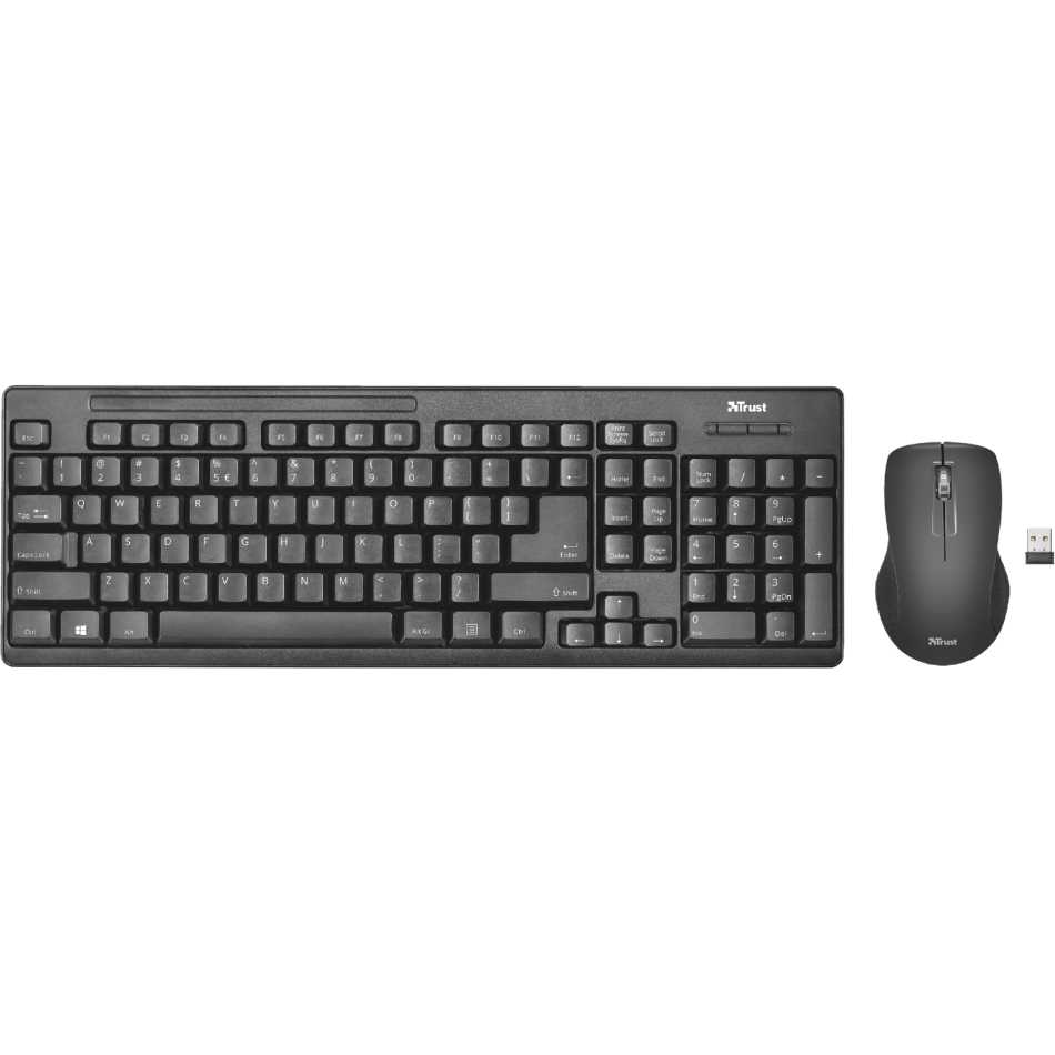 Комплект TRUST Ziva wireless keyboard and mouse (22666)