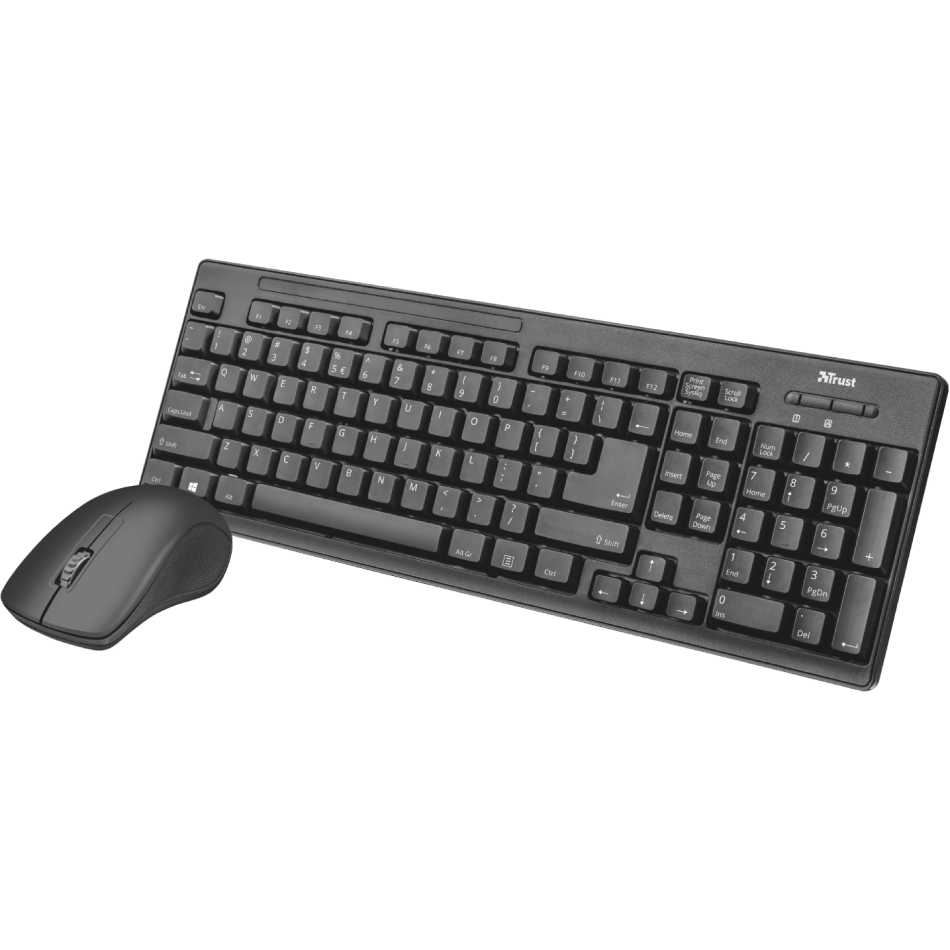 Комплект TRUST Ziva wireless keyboard and mouse (22666) Комплектація клавіатура+миша